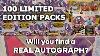 Hunting For Autograph Cards 100 Limited Edition Pack Opening Adrenalyn XL 2025