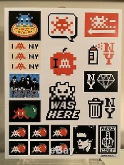 INVADER Lithograph Kit Stickers Print Signed SPACE Box Limited Edition Banksy