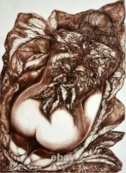 ISOLINA LIMONTA Cuban signed limited edition original art print Engraving