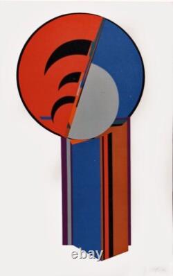 IXION V is a Pencil signed and Numbered Serigraph By Budd Hopkins