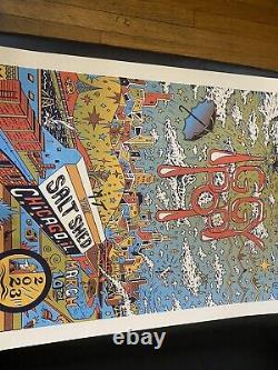 Iggy pop salt shed chicago March 10 2023 poster limited edition signed