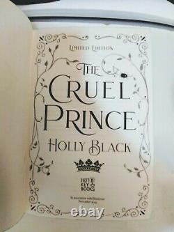 Illumicrate Limited Edition Cruel Prince by Holly Black Sprayed Edges + Signed