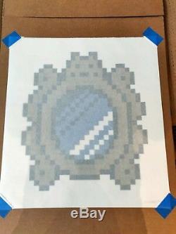 Invader Limited Edition Signed Print Poster Versailles Blue Mirror