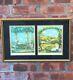 Italian Impressionist Artist Antonio Saliola Signed Double Color Engravings