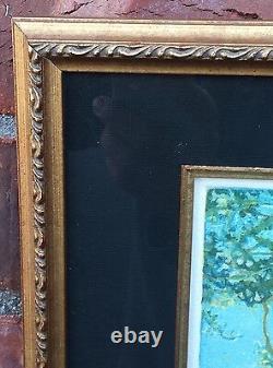 Italian Impressionist Artist Antonio Saliola Signed Double Color Engravings