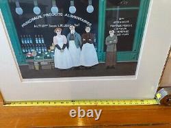 JAN BALET Epicerie Parisienne Rare Litho Limited Edition 292/300 Signed