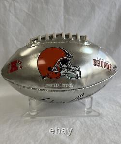 JIM BROWN Rare Signed Autographed Football Limited Edition IPA & VSA COA GOAT