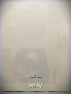 JOE BRAINARD Signed 1967 Limited Edition Lithograph Frank O'Hara Poem MOMA