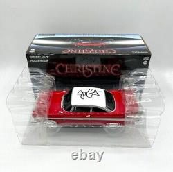 JOHN CARPENTER SIGNED Christine Movie 1958 Plymouth 1/24 Diecast Car COA & PIC