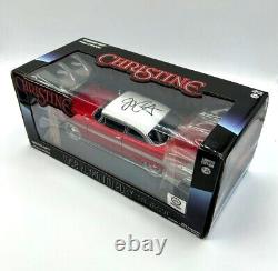 JOHN CARPENTER SIGNED Christine Movie 1958 Plymouth 1/24 Diecast Car COA & PIC