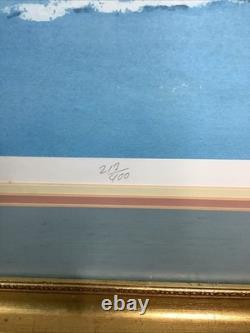 J. E. DRAPER City Skyline Painting. Limited Edition Signed Lithograph