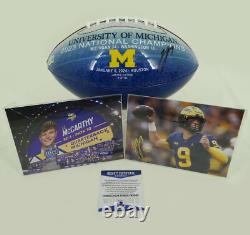 J. J. McCarthy Autographed Limited Edition Wolverines Commemorative Ball BAS COA