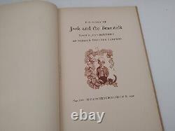 Jack and the Beanstalk 1952 The Limited Editions Club Jean Hersholt Signed