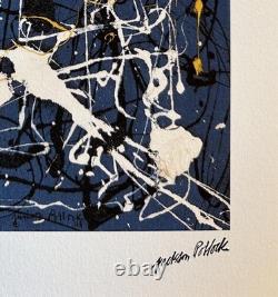 Jackson Pollock Limited edition Lithograph Print Signed & Numbered