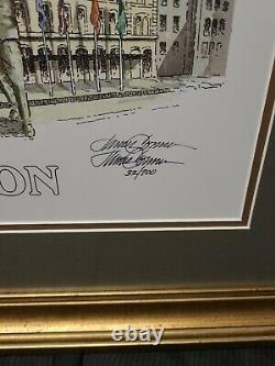 James Conner Limited Edition Signed Colorful Montage Print of Dayton Ohio 32/700