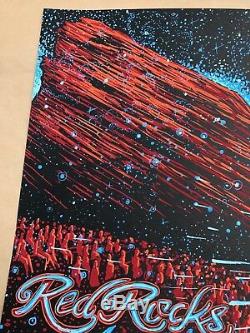 James Eads Red Rocks Amphitheatre Dave Matthews Limited Edition Print Poster