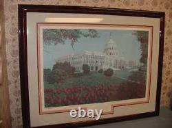 James H Cromartie Signed Numbered Limited Edition Print US Capitol 764/950 East