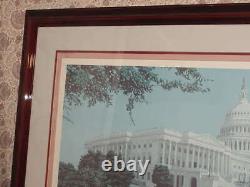 James H Cromartie Signed Numbered Limited Edition Print US Capitol 764/950 East