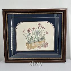 Jan Mintz Limited Edition 56/500 Signed Framed Matted Etching Lillies A' Plenty