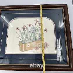 Jan Mintz Limited Edition 56/500 Signed Framed Matted Etching Lillies A' Plenty