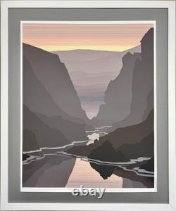 Jerry Schurr Hidden Valley Hand Signed & # Framed Serigraph Art Mountain Park