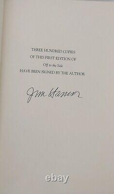 Jim Harrison Off To The Side Signed Numbered Publisher's Limited Edition