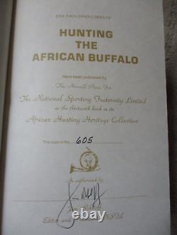 Jim Rikhoff Signed Limited Edition 5 Book Set Hunting The African Buffalo Lion +