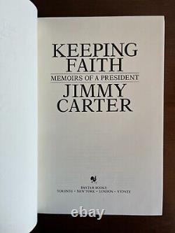 Jimmy Carter- Keeping Faith (Signed limited edition)