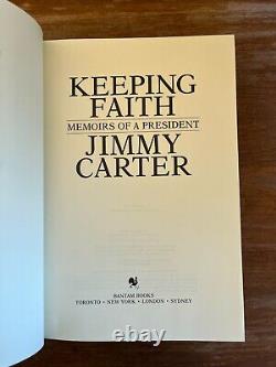 Jimmy Carter- Keeping Faith (Signed limited edition)