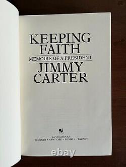 Jimmy Carter- Keeping Faith (Signed limited edition)