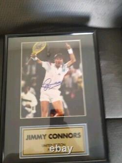 Jimmy Connors Limited Edition Autographed Framed Picture