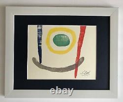 Joan Miro 1971 Beautiful Signed Print Matted 11 X 14 + Buy It Now