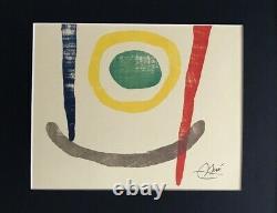 Joan Miro 1971 Beautiful Signed Print Matted 11 X 14 + Buy It Now