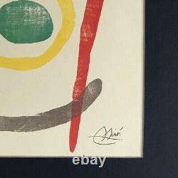 Joan Miro 1971 Beautiful Signed Print Matted 11 X 14 + Buy It Now