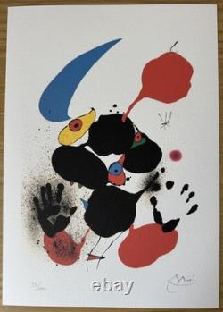 Joan Miró Limited Edition Lithograph Signed and Numbered