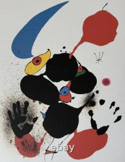 Joan Miró Limited Edition Lithograph Signed and Numbered