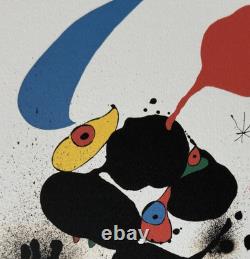 Joan Miró Limited Edition Lithograph Signed and Numbered