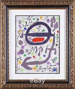 Joan Miro Lithograph Limited Edition, The Perseides III