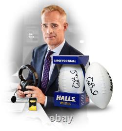 Joe Buck SIGNED Autographed Football & Letter Halls LIMITED EDITION 1/100 Auto