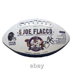 Joe Flacco Autographed Super Bowl XLVII Limited Edition Football