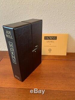 Joe Hill Horns Suntup Press Signed Numbered Limited Edition