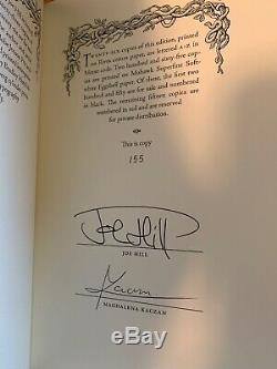 Joe Hill Horns Suntup Press Signed Numbered Limited Edition