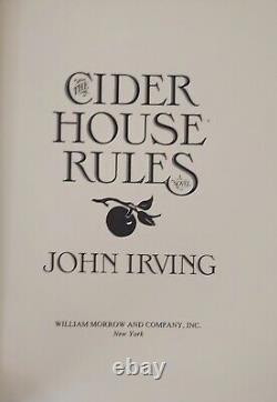 John Irving The Cider House Signed Numbered Limited Edition /250