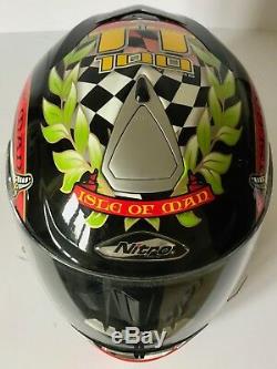 John Mcguinness Hand Signed Nitro Isle Of Man Tt Limited Edition Helmet