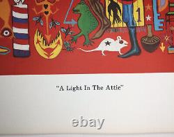 Jonathan Winters Limited Edition Art Signed Lithograph 1972 A Light In The Attic