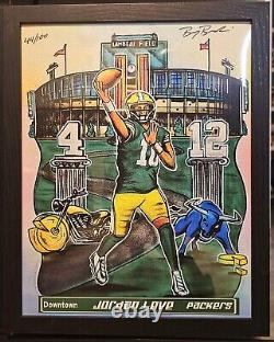 Jordan Love Packers Limited Edition Sports Portrait DOWNTOWN Exclusive