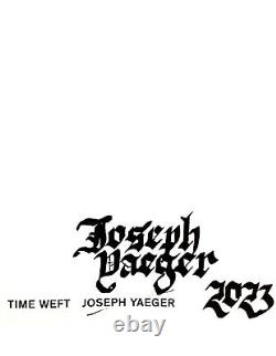 Joseph yaeger time welft the perimeter 2023 catalogue signed Limited Edition