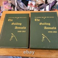 Journey through the Annals of The Golfing Annuals 1888-1910 Signed Slipcover