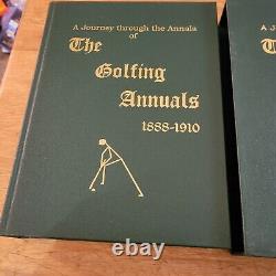 Journey through the Annals of The Golfing Annuals 1888-1910 Signed Slipcover