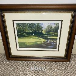 Judy O'Brien Golf Course Matted & Framed Limited Edition Signed In Pencil